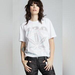 Odd People by Recycled Karma 420 Ganja Distressed Tee